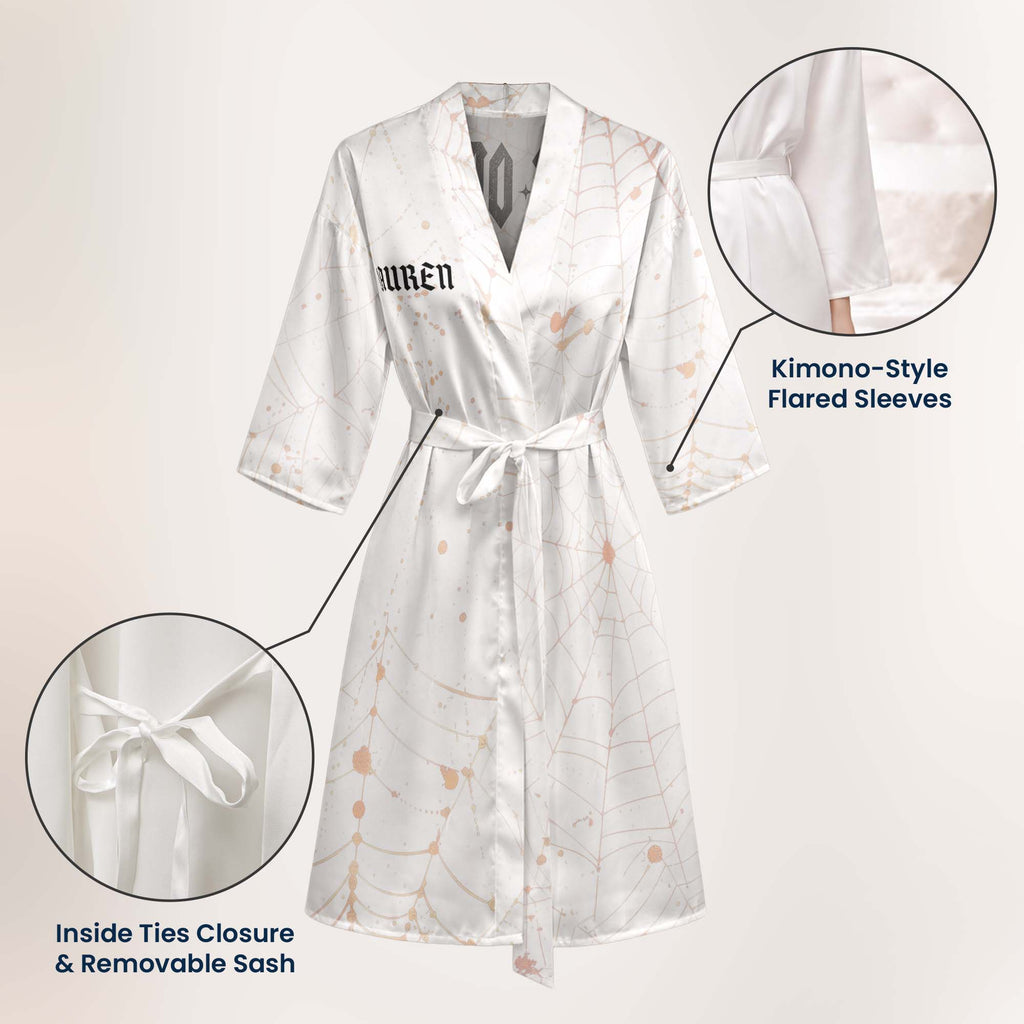 Halloween Bachelorette Party Bride Or Die - Personalized Robe