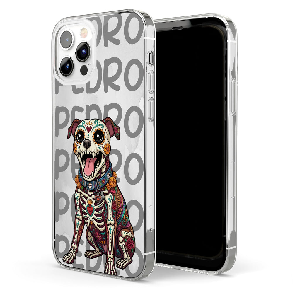 Hispanic Floral Custom Pet Portrait Latinos Day Of The Dead - Personalized Phone Case
