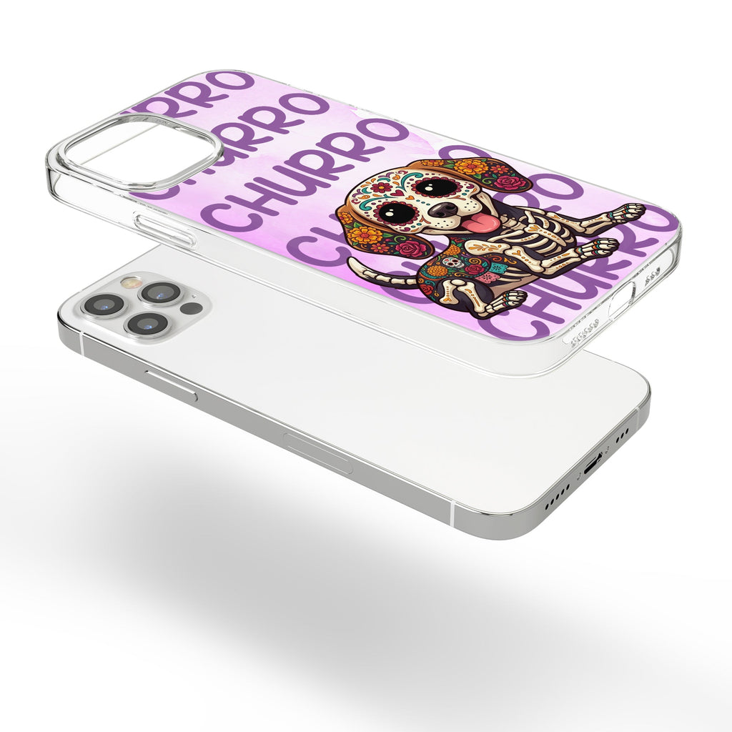 Hispanic Floral Custom Pet Portrait Latinos Day Of The Dead - Personalized Phone Case
