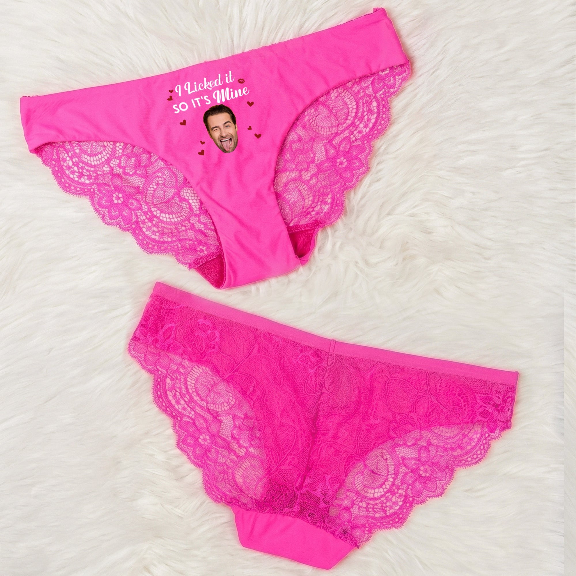 I Licked It So It's Mine - Spicy Gifts For Her, Upload Funny Face - Personalized Panty