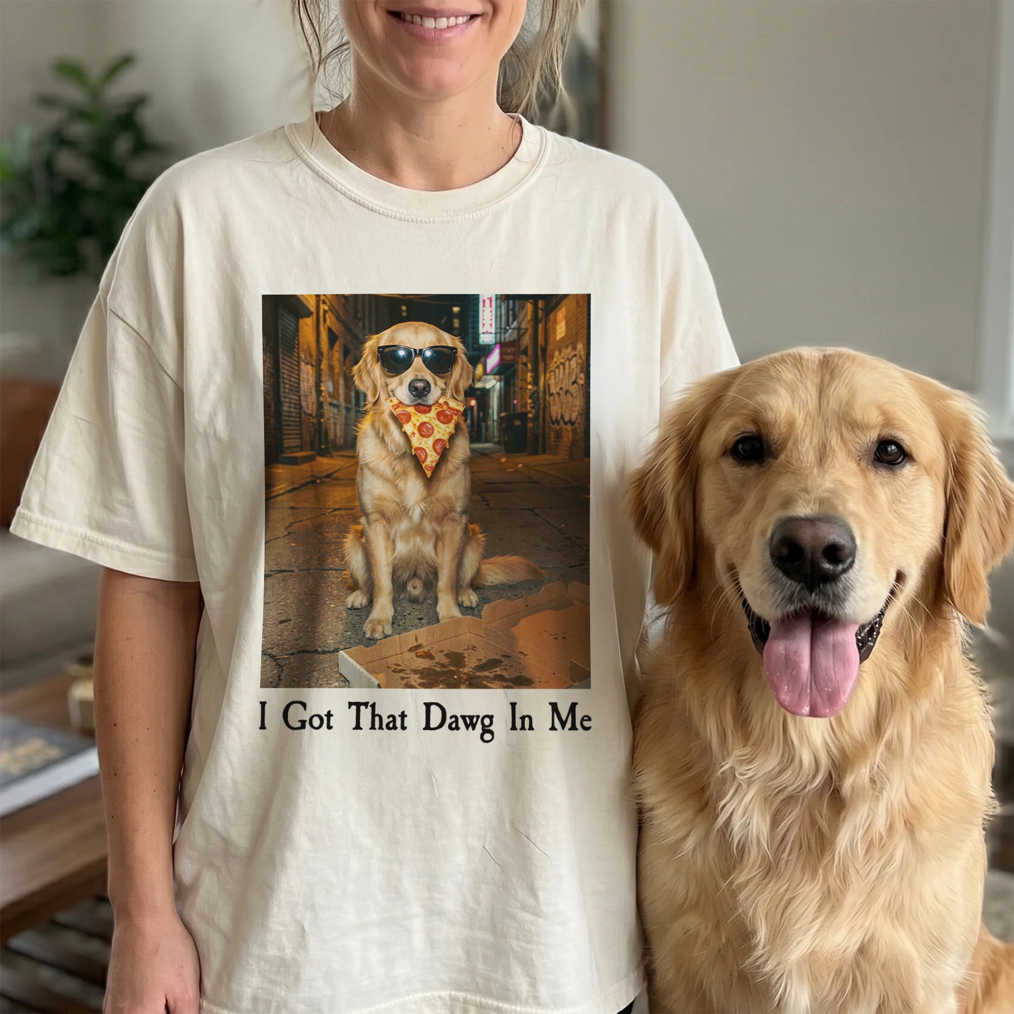 I Got That Dog In Me Custom Pet Photo Funny Meme - Personalized Shirt