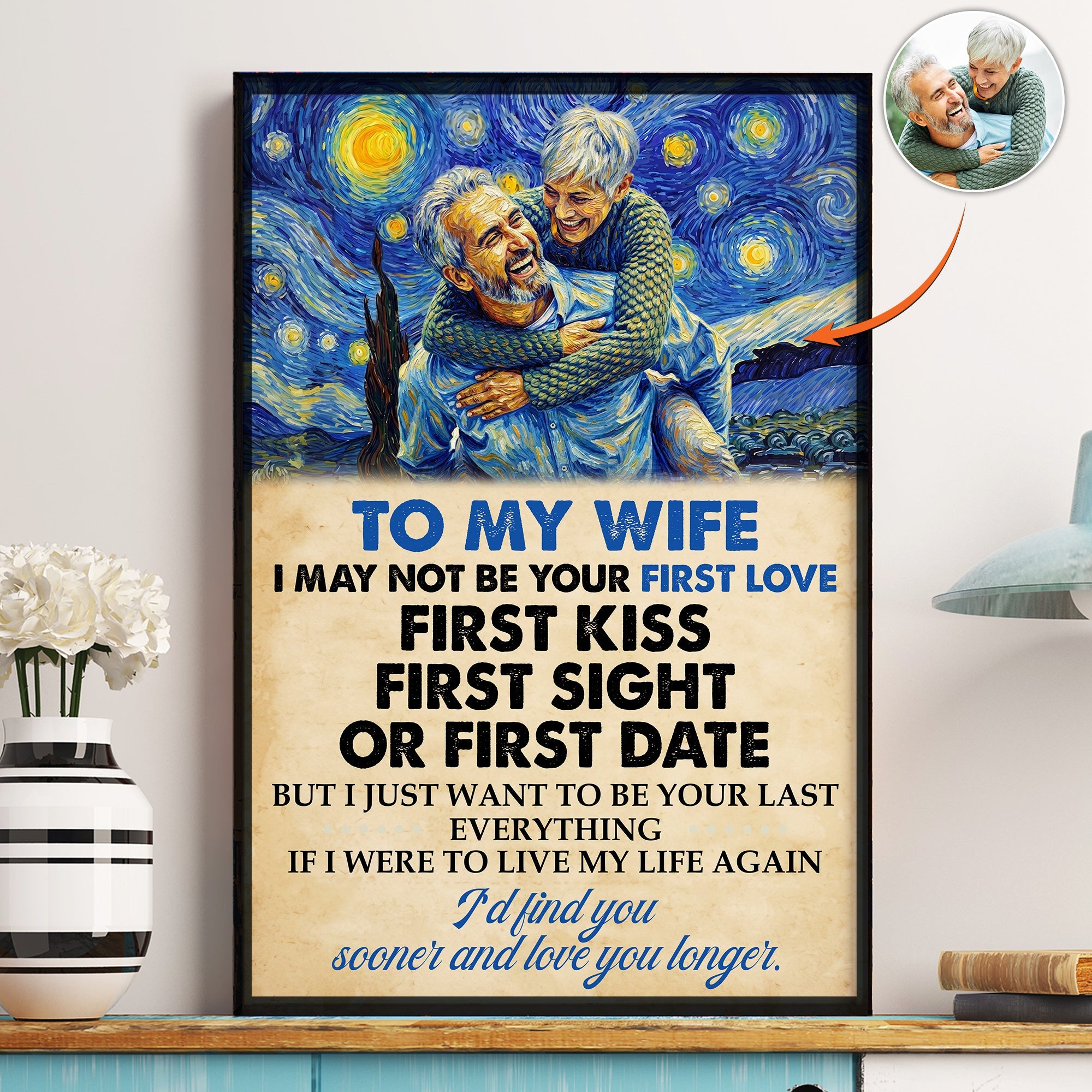 I Just Want To Be Your Last Everything Anniversary Gifts For Her, Him - Personalized Poster