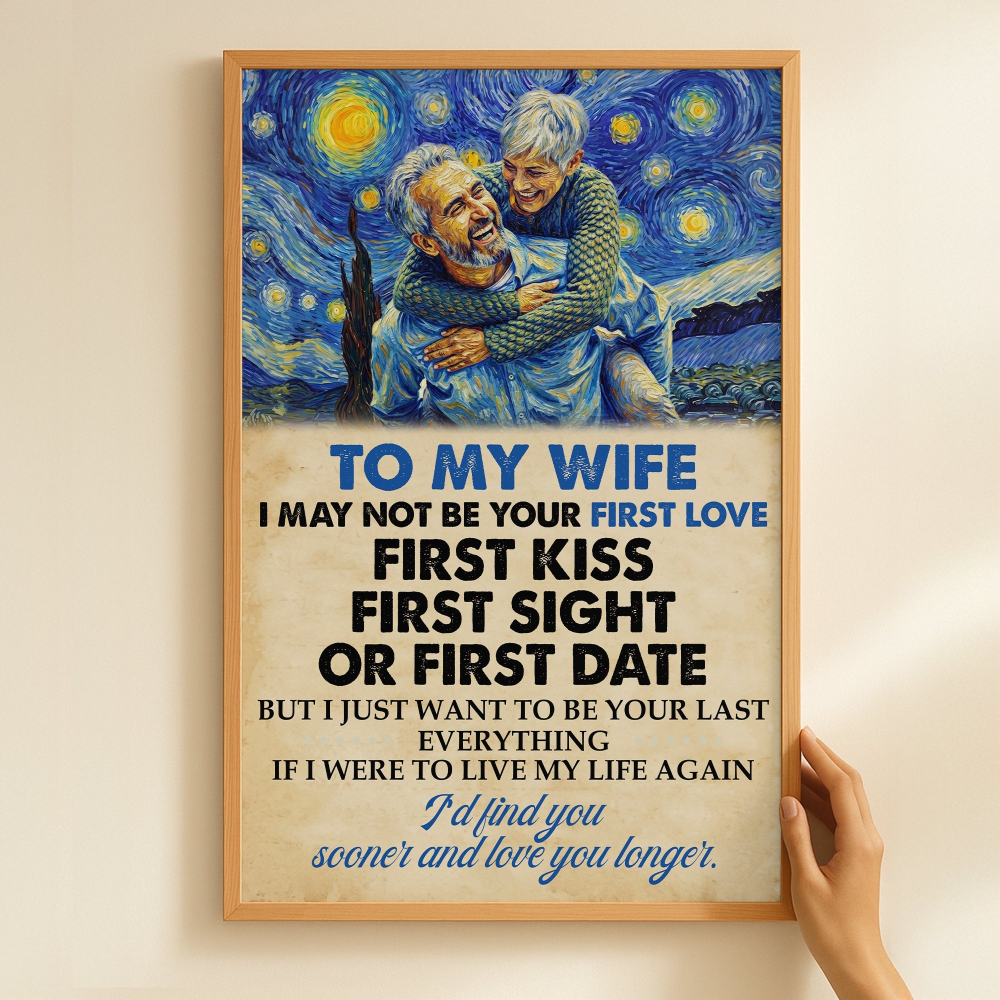 I Just Want To Be Your Last Everything Anniversary Gifts For Her, Him - Personalized Poster