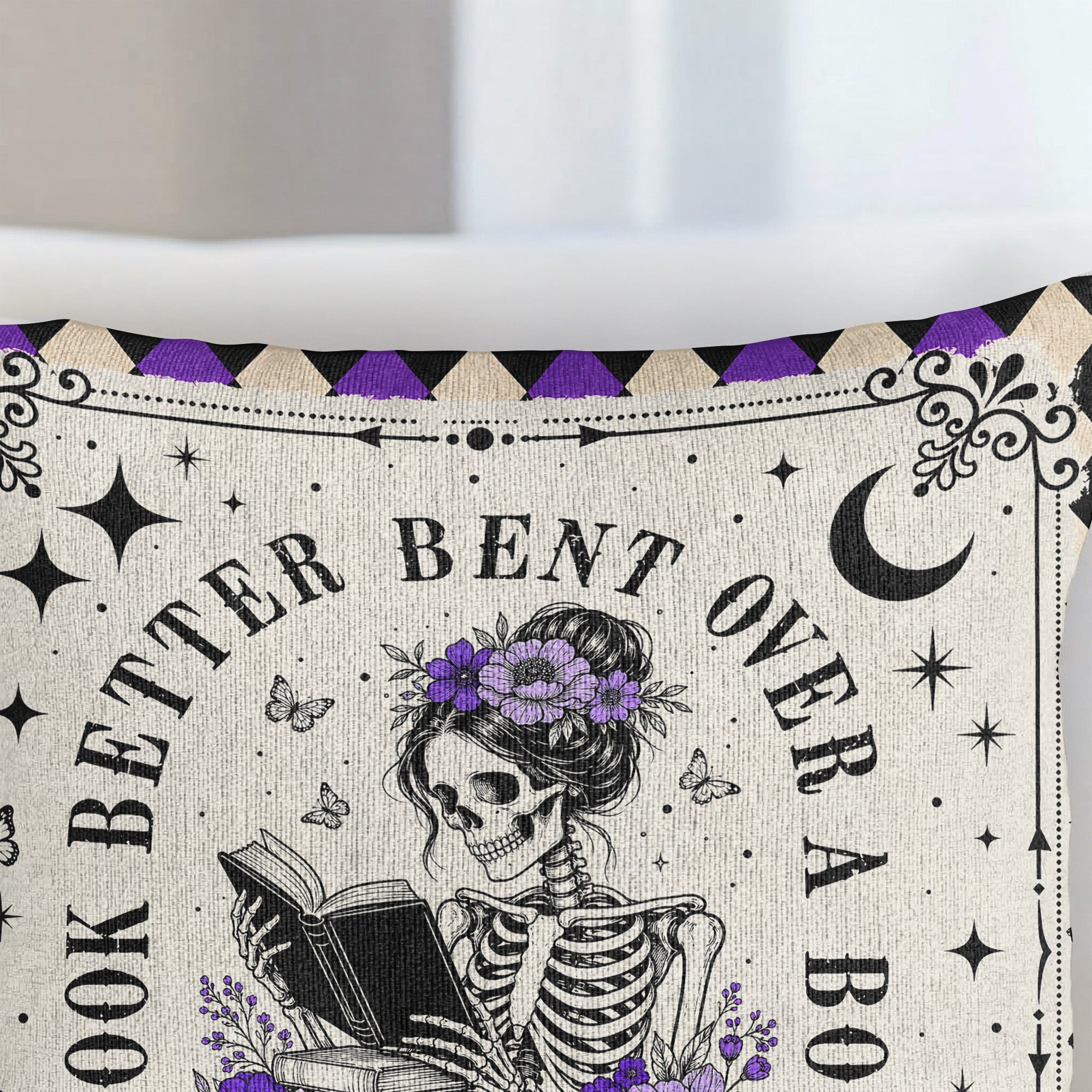 I Look Better Bent Over A Book Gift For The Reader - Personalized Pillow Cover