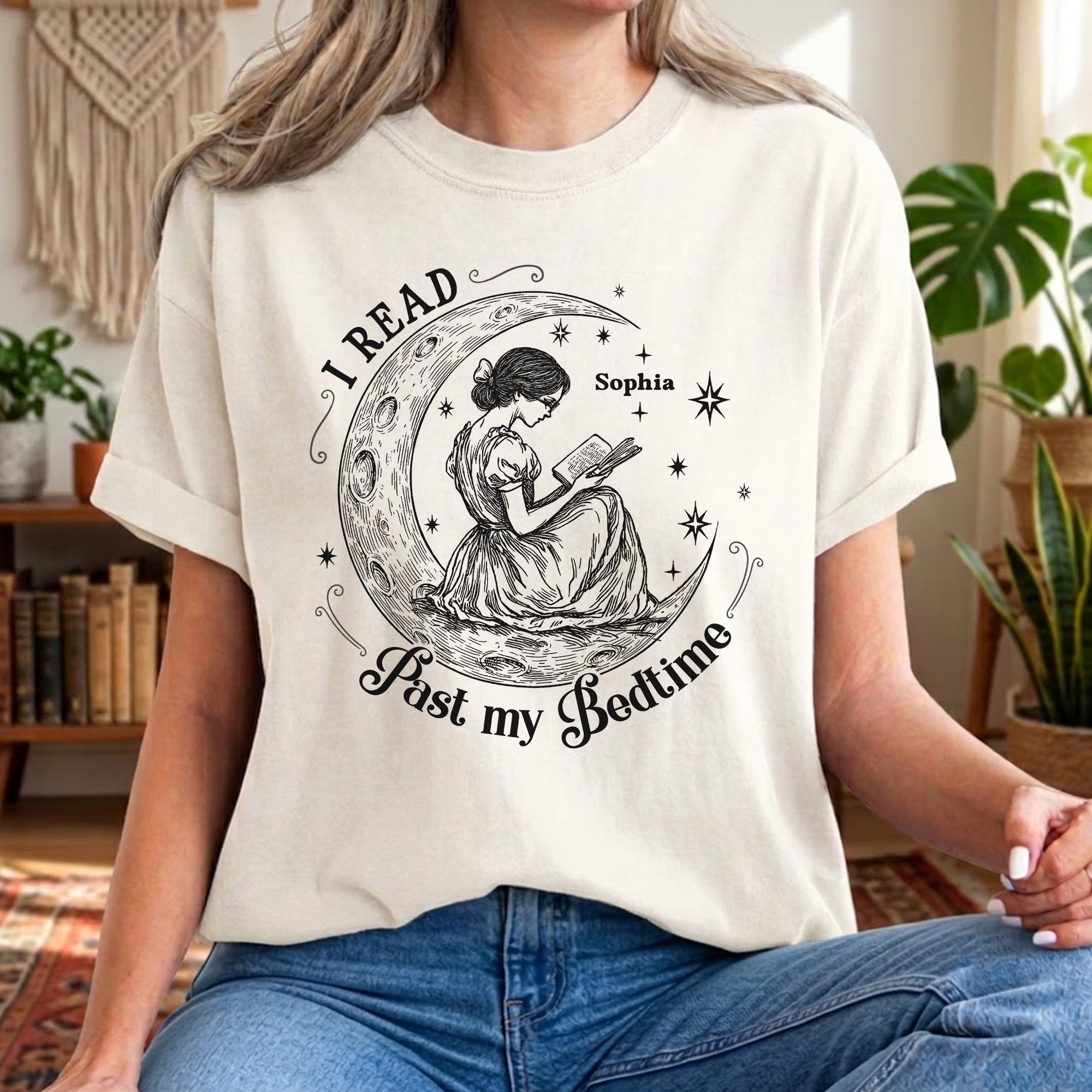 I Read Past My Bed Time - Personalized Shirt
