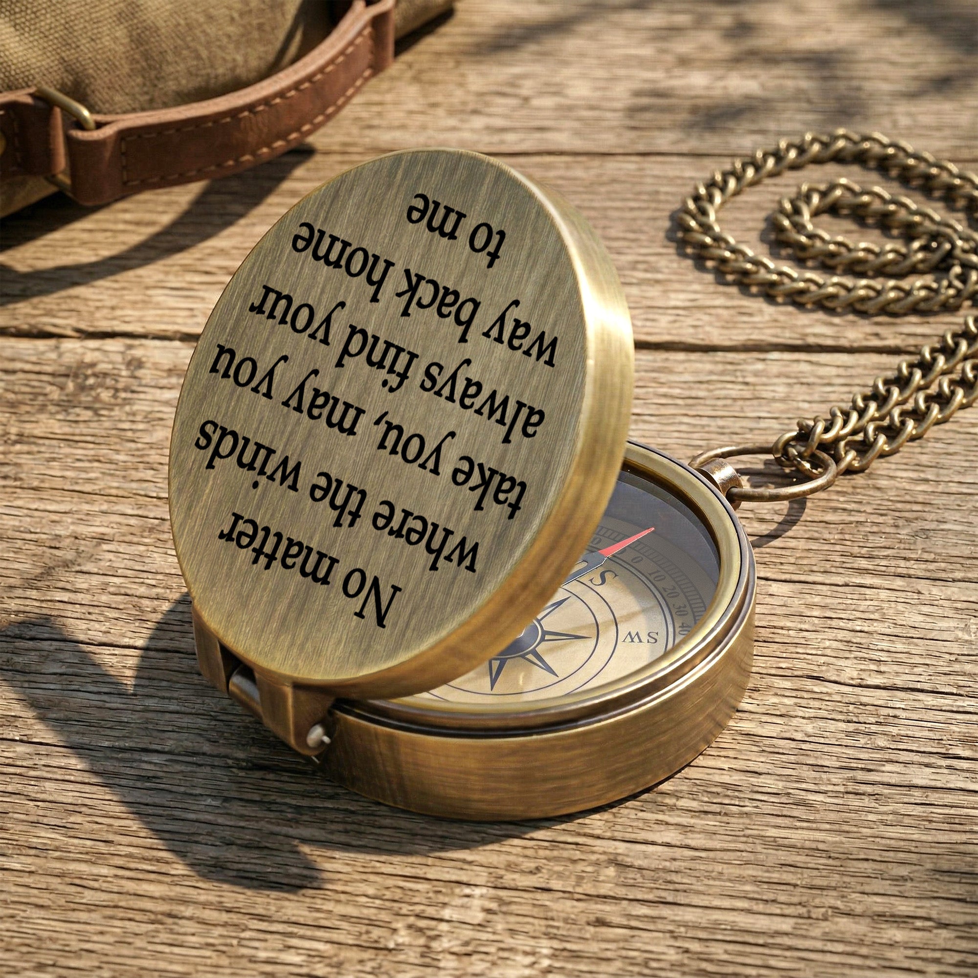 I Will Find You In Every Lifetime, Anniversary Gifts For Him, Husband - Personalized Compass