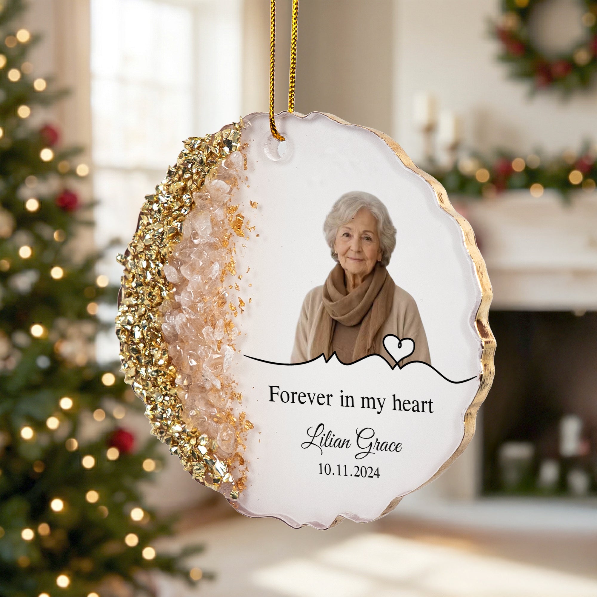 I'm Always With You Memorial Gifts For Loved Ones - Personalized Resin Ornament