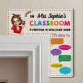 In This Classroom It's Okay To - Personalized Door Corner Decor