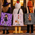 Kid Halloween Custom Cartoon Character Trick Or Treat - Personalized Tote Bag
