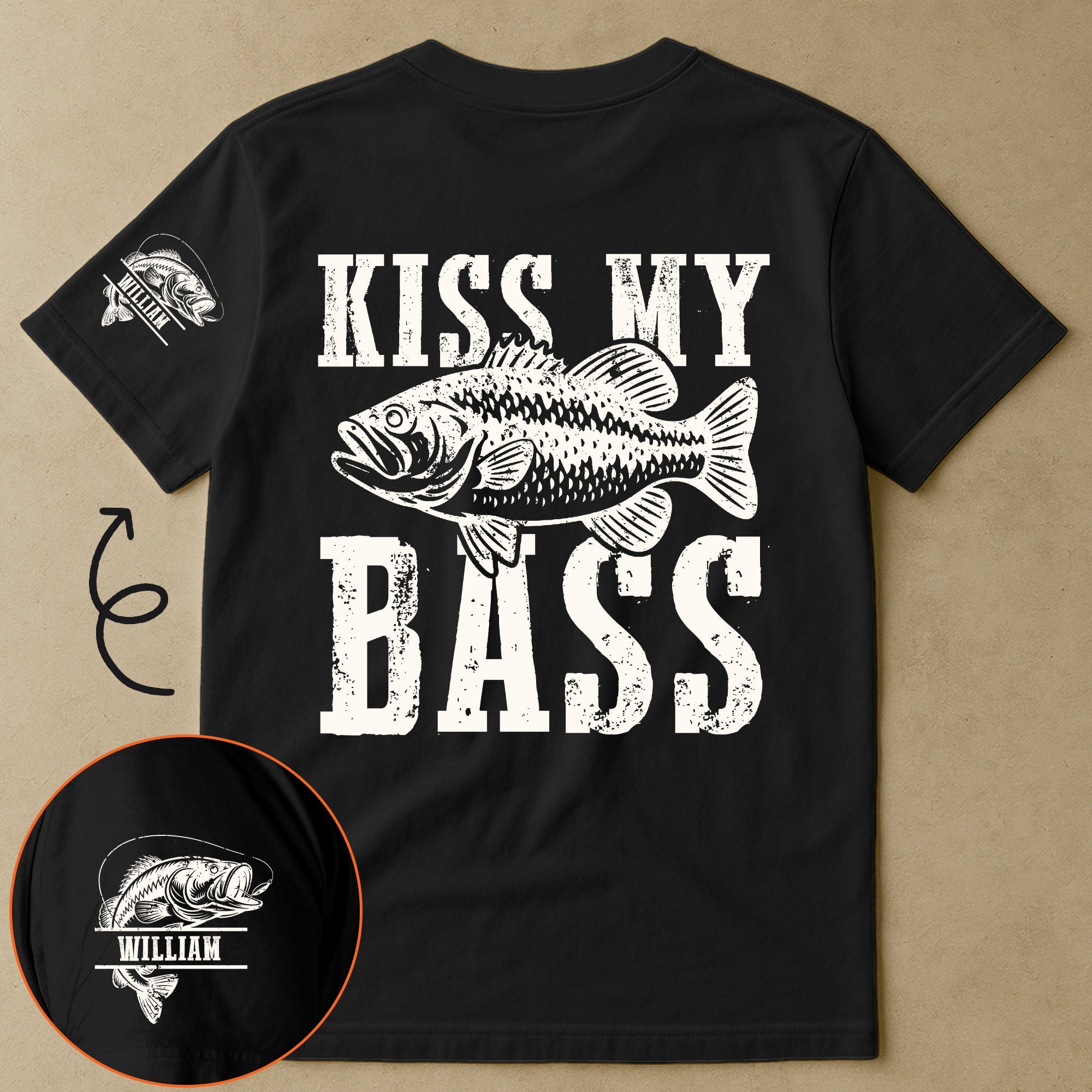 Kiss My Bass - Personalized Shirt