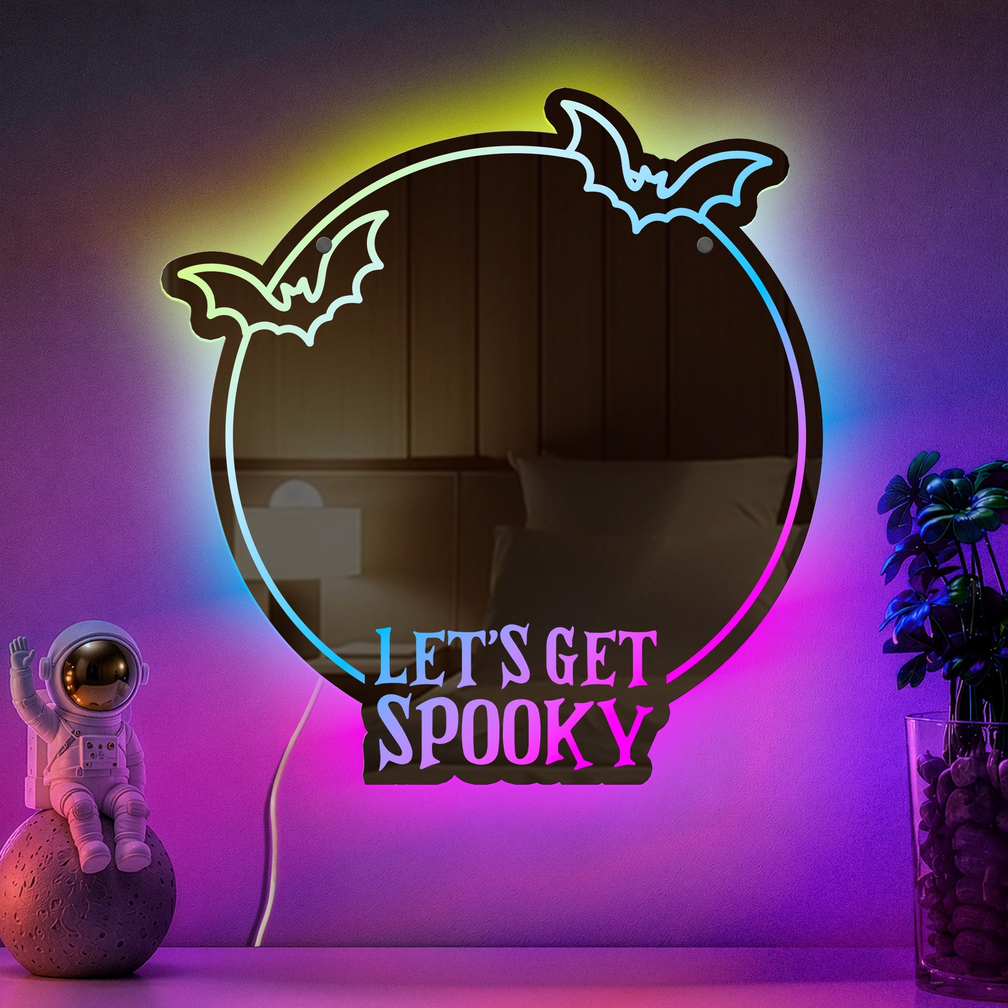 Let's Get Spooky - Personalized LED Mirror