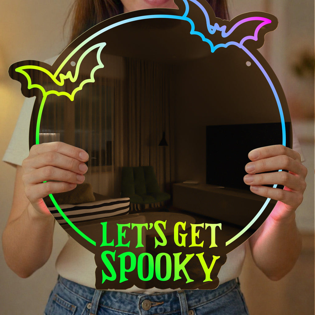 Let's Get Spooky - Personalized LED Mirror