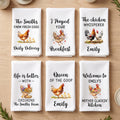 Life Is Better With Chickens - Personalized Kitchen Towel