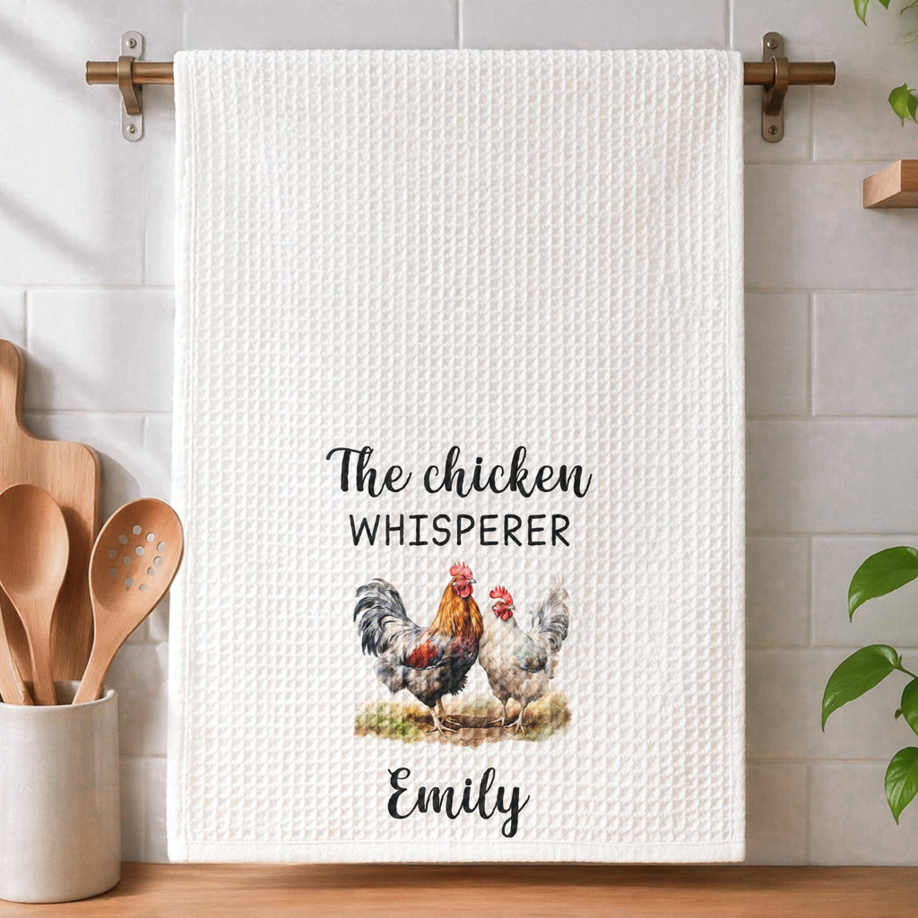 Life Is Better With Chickens - Personalized Kitchen Towel
