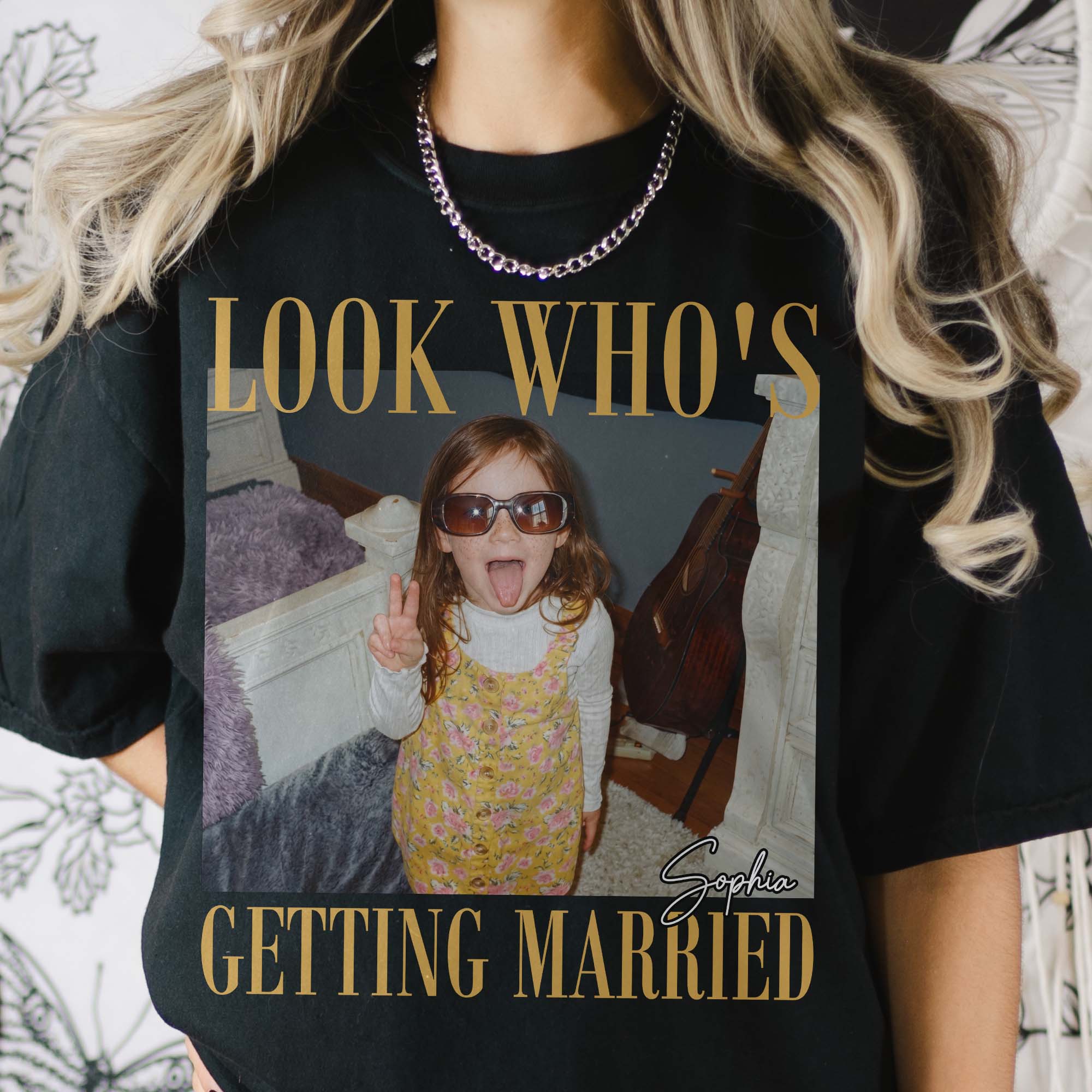 Look Who's Getting Married Wedding Party Bachelor Party Gifts - Personalized Shirt