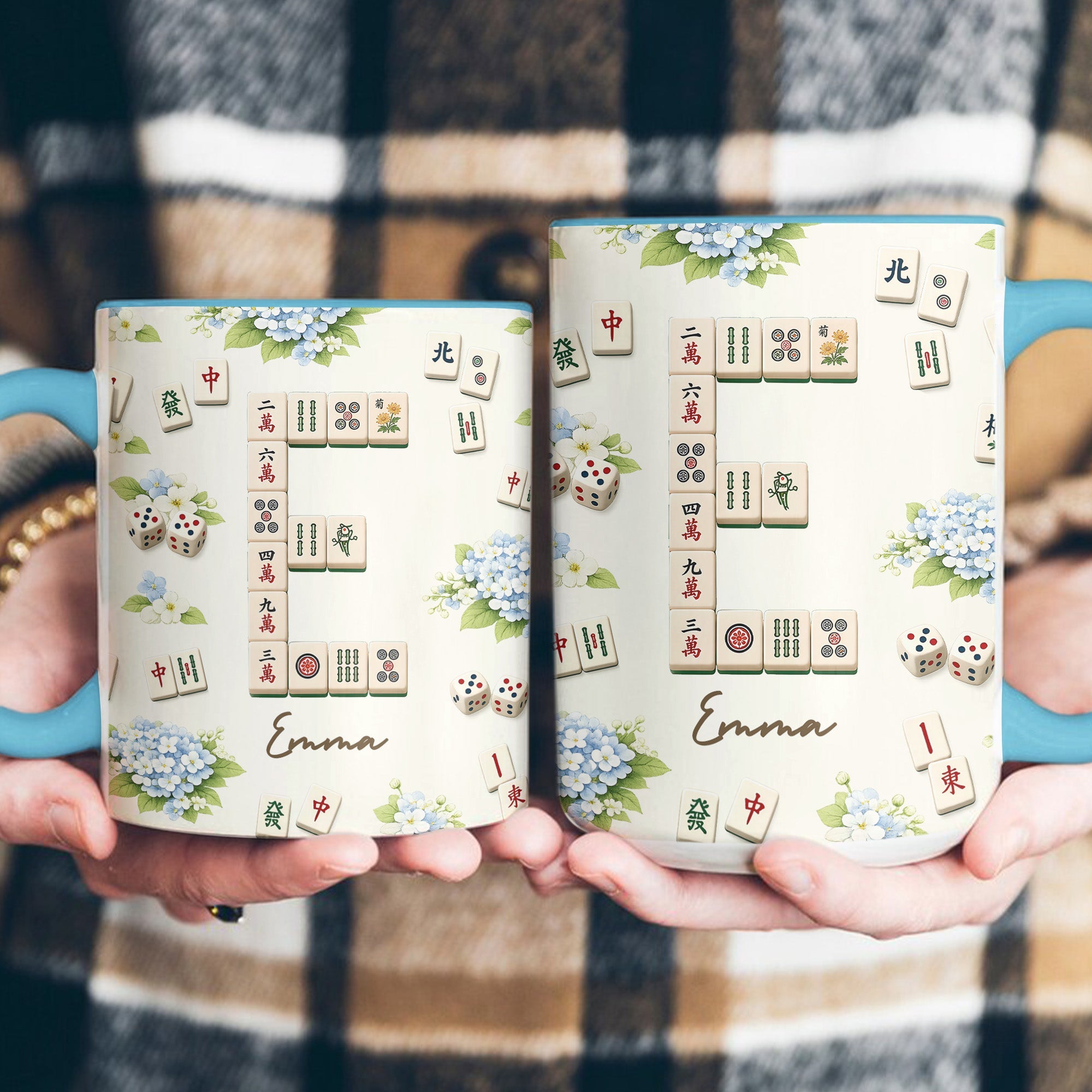 Mahjong Game Custom Name For Game Night, Mahjong Lover - Personalized Mug