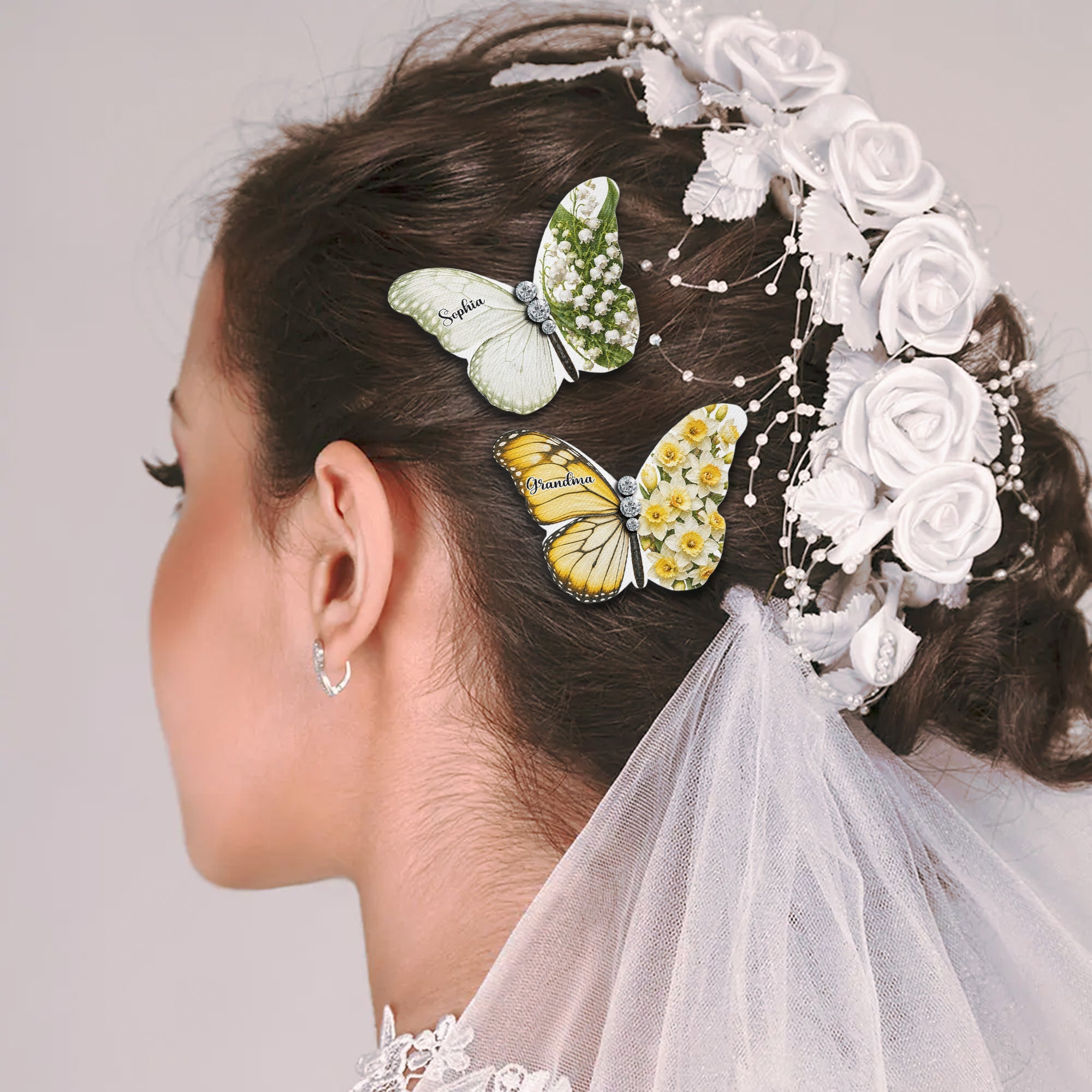 Memorial Wedding Gifts For Bride - Personalized Brooch