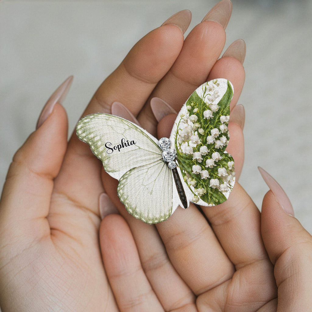 Memorial Wedding Gifts For Bride - Personalized Brooch