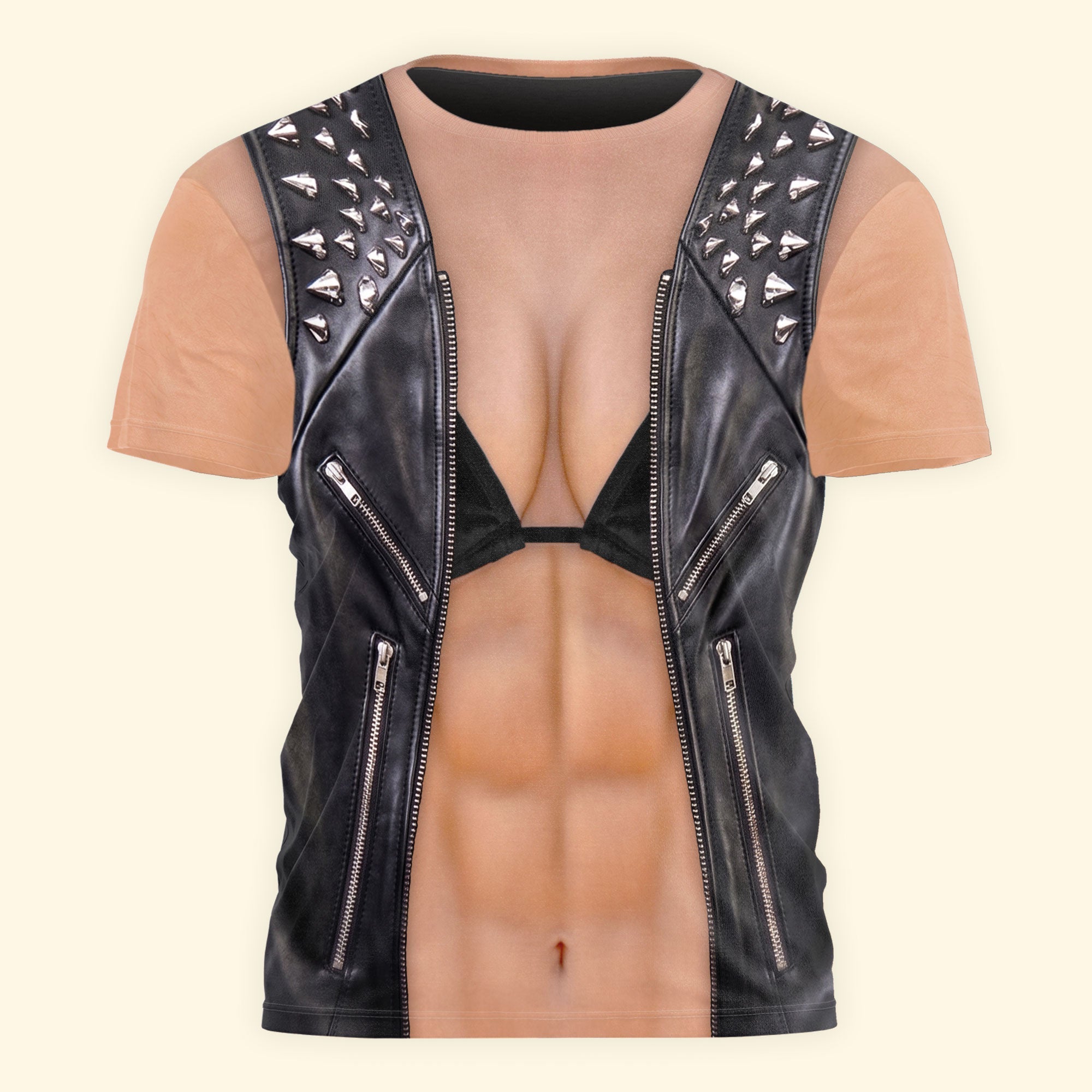 Men & Women 3D Biker Couple, Biker Costume Halloween Costume, Cosplay, Motocycle Lovers - Personalized Shirt