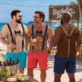 Men’s Funny 3D Muscular Chest, Bachelor Party For Groom & Groomsmen, Halloween Costume, Summer Party Outfit - Personalized Shirt