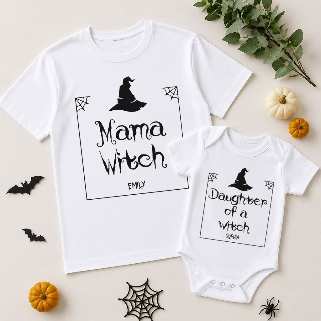 Mother And Daughter Son Matching Outfits, Baby Halloween - Personalized Shirt