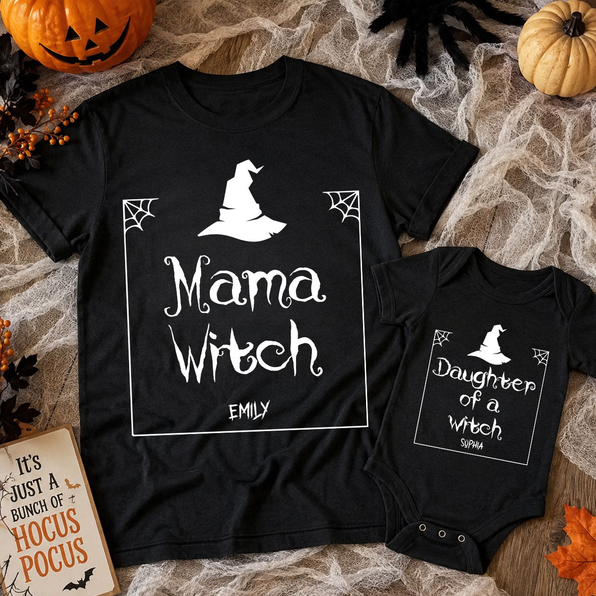 Mother And Daughter Son Matching Outfits, Baby Halloween - Personalized Shirt