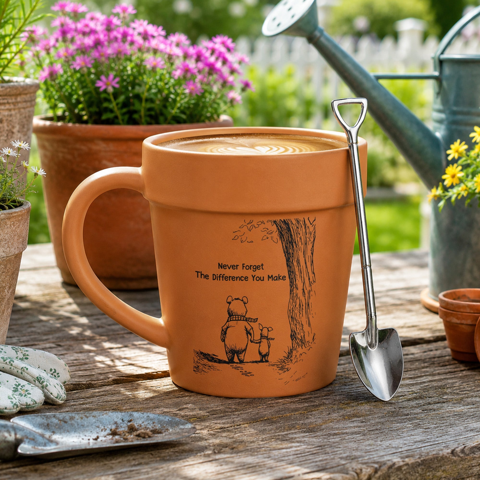 Never Forget The Difference You Make Thank You Teacher Back To Shool Gift - Personalized Mug