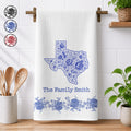 New Home Gifts US Family States - Personalized Kitchen Towel