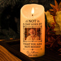 Not A Day Goes By That You Are Not Missed - Personalized Candles