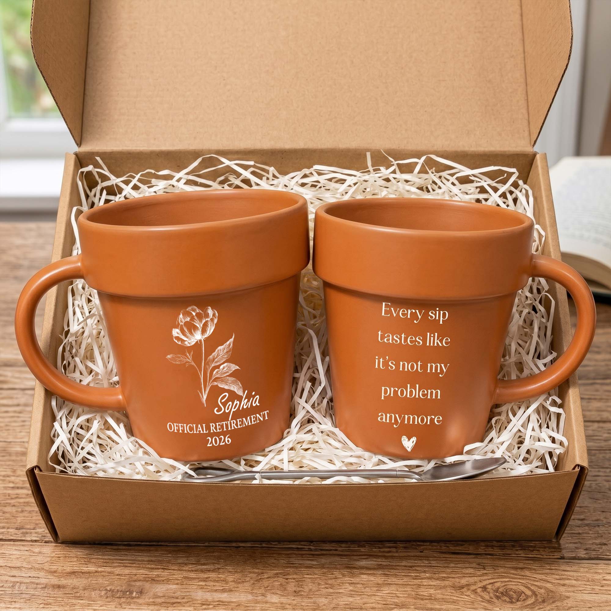 Officially Retired Happy Retirement Gift For Boss Co Workers - Personalized Mug