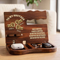 Once A Brother, Always A Brother, No Matter The Distance - Personalized Desk Organizer