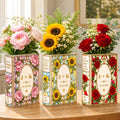 Our Love Story - Custom Anniversary Gift For Couples - Personalized Vase