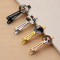 Photo Tie Clip Wedding Gift For Dad, Husband, Groom, Groomsman - Personalized Tie Clip