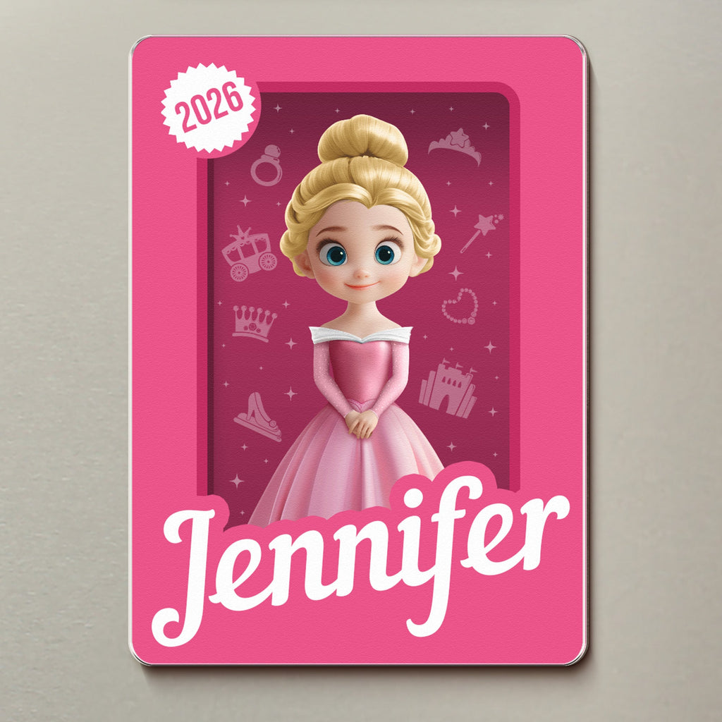 Princess - Gifts For Daughter, Granddaugter, Little Girls - Personalized Magnet