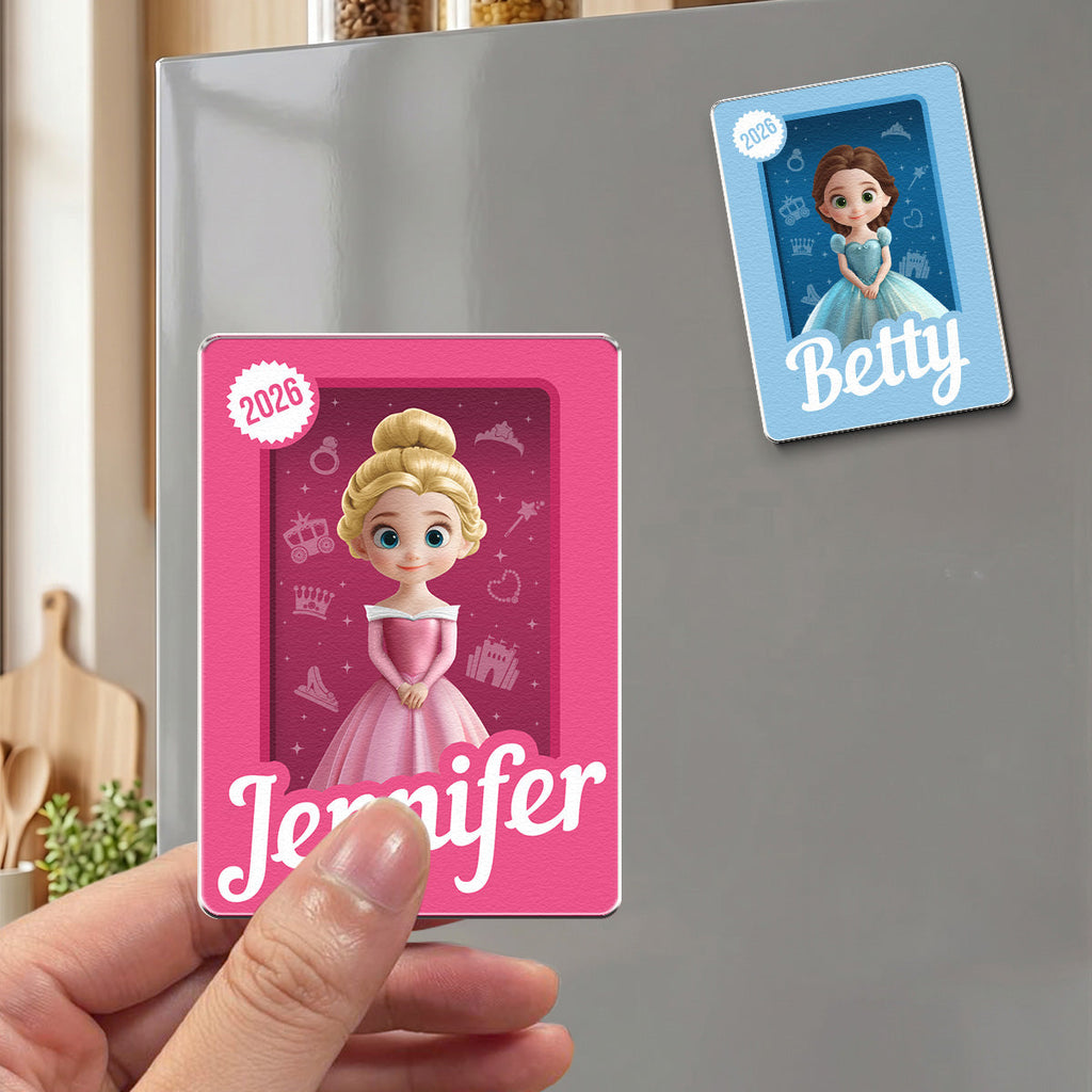 Princess - Gifts For Daughter, Granddaugter, Little Girls - Personalized Magnet