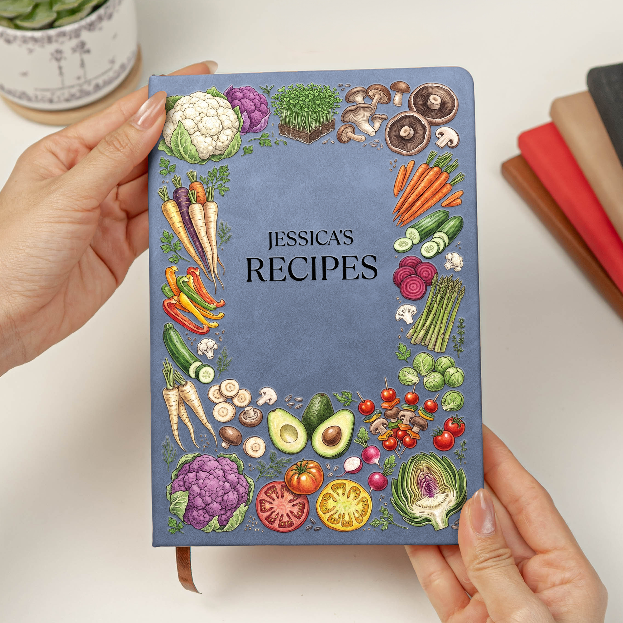 Recipe Book, Recipe Journal Custom Name - Personalized Journal