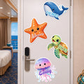 Sea Creature For Kids - Cruise Door Signs Stateroom Decor Cruising Family Vacation - Personalized Magnet