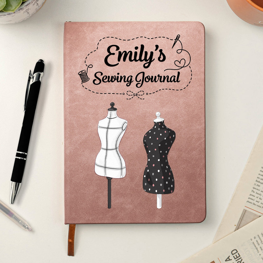 Sewing Journal Gift For Sewing Lover, Tailor - Personalized Journal