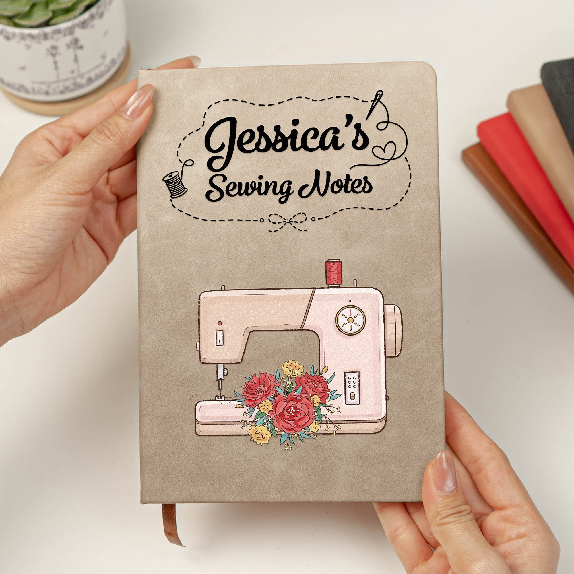 Sewing Journal Gift For Sewing Lover, Tailor - Personalized Journal