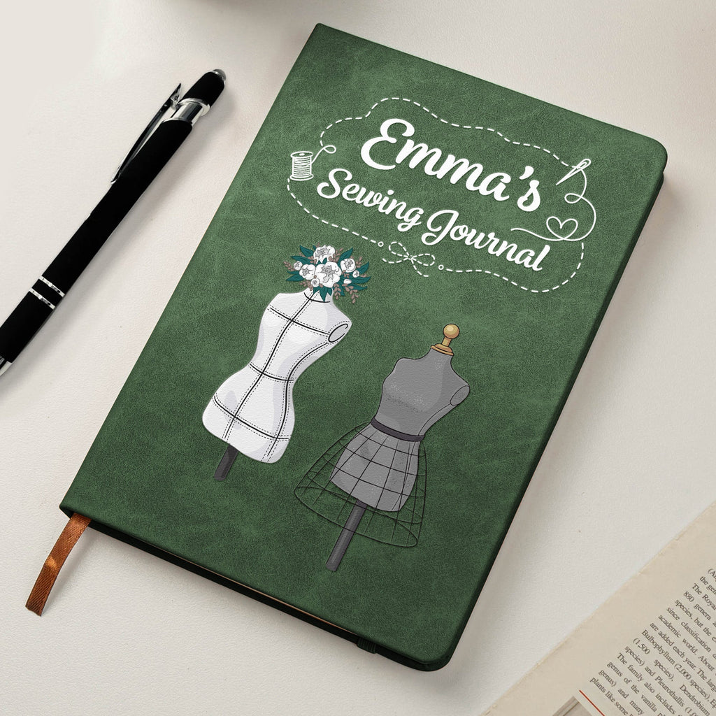 Sewing Journal Gift For Sewing Lover, Tailor - Personalized Journal