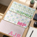 Shadow Initials Gift For Friends Girlfriend Wife Coworker Teacher - Personalized Desk Mat