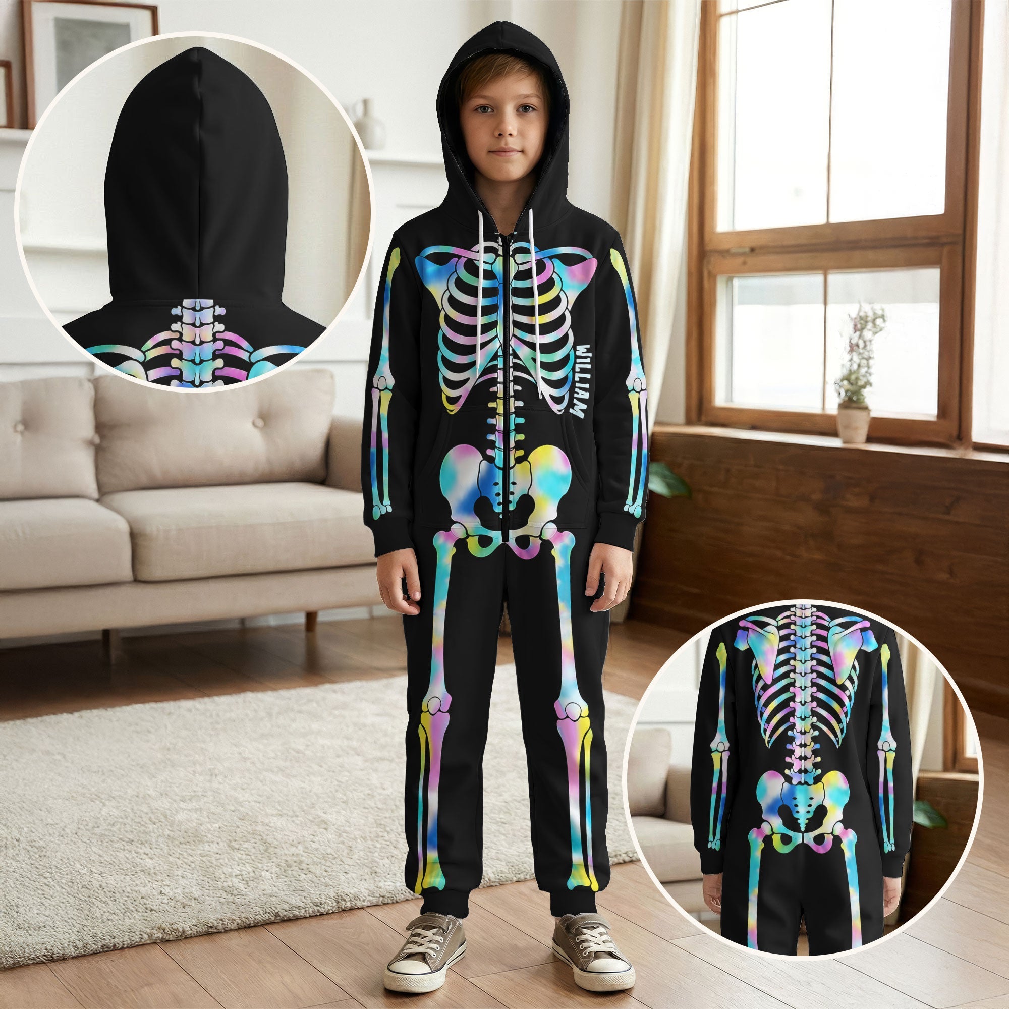 Skeleton Family Funny - Personalized Pajamas