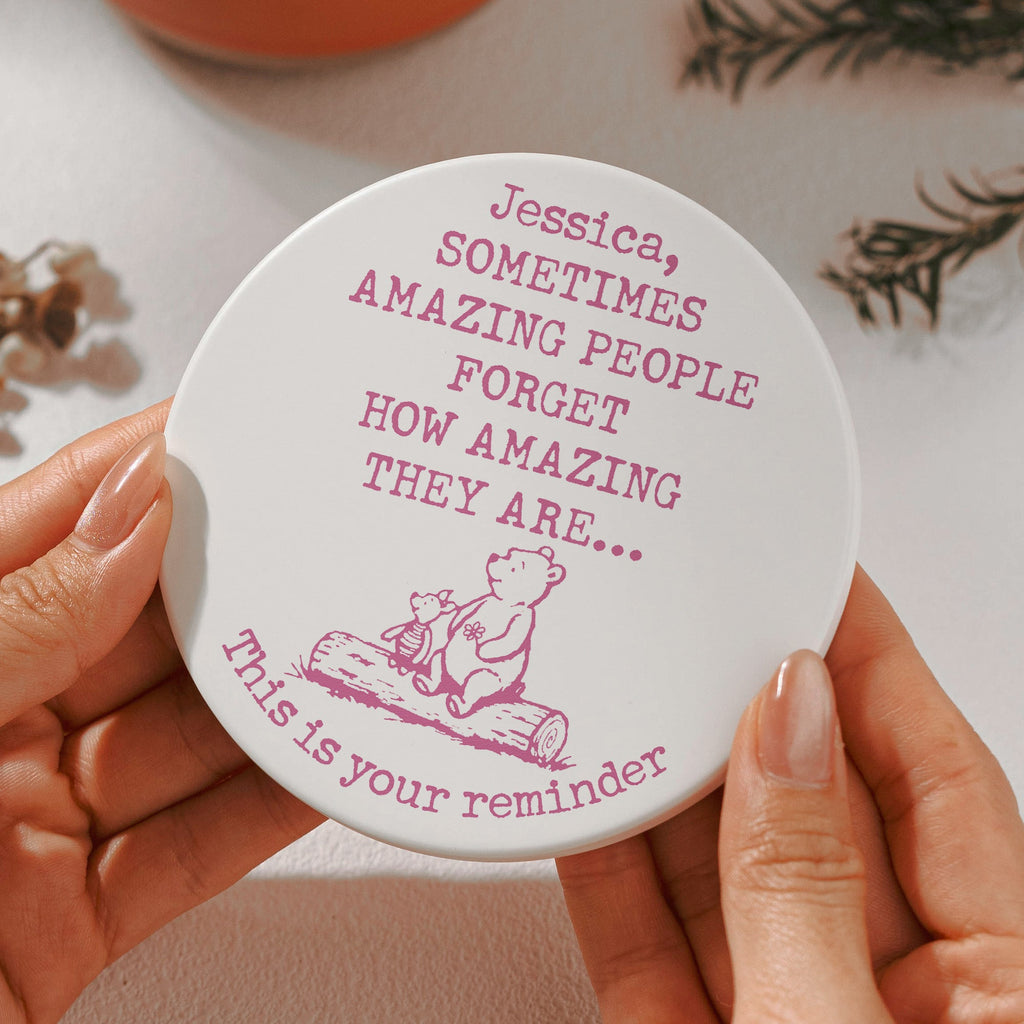 Sometimes Amazing People Forget How Amazing They Are - Personalized Coaster