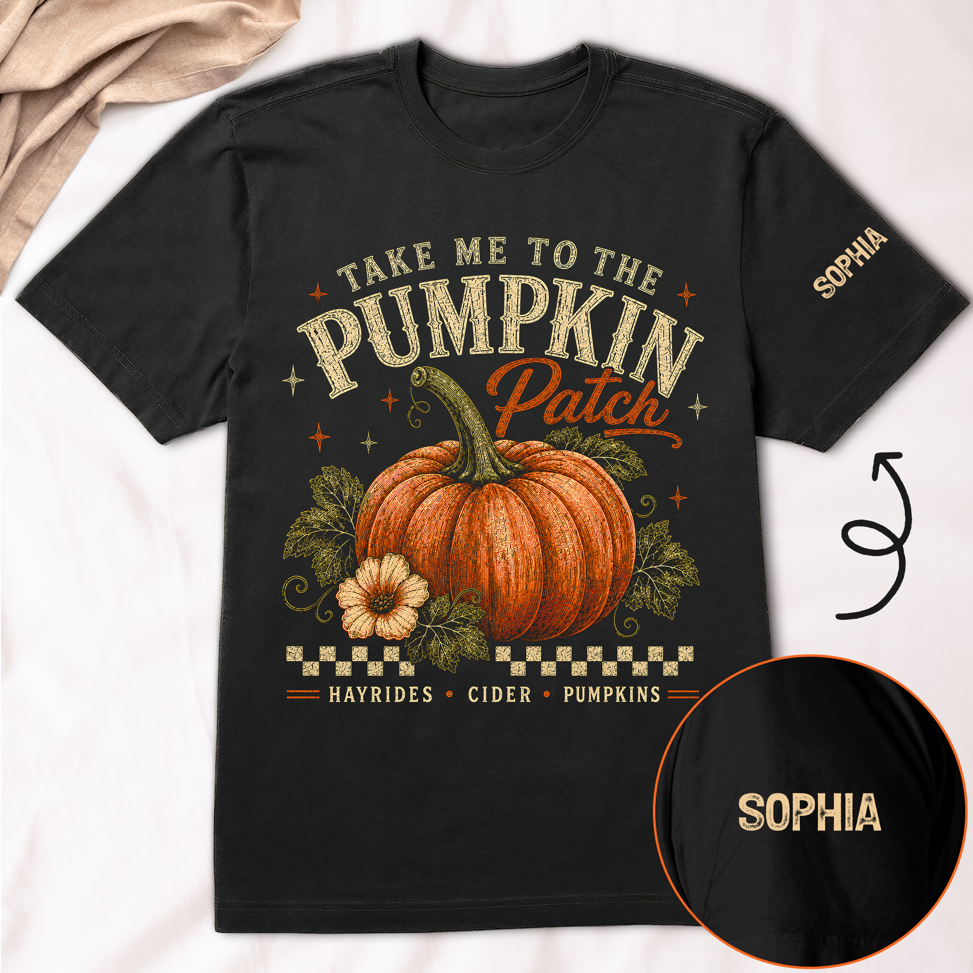 Take Me To The Pumpkin Patch - Personalized Shirt