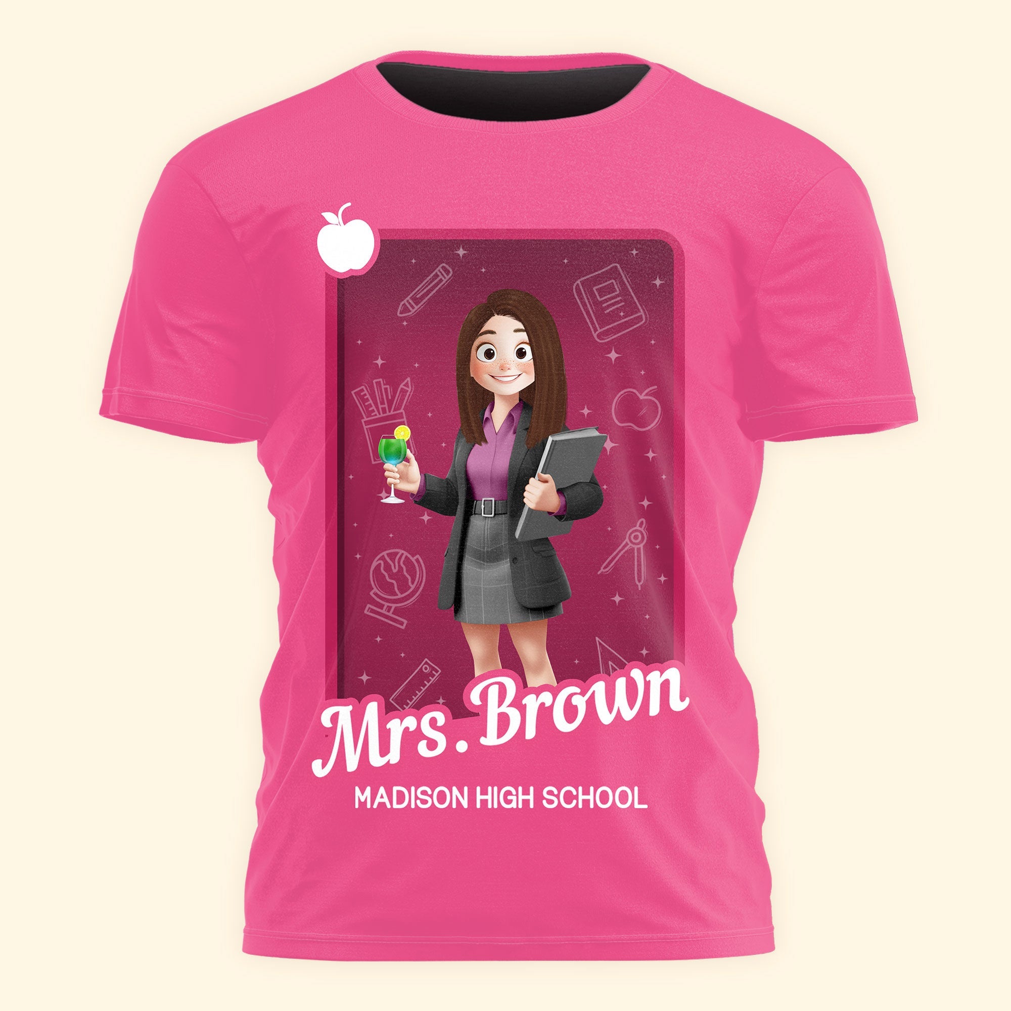 Teacher Cartoon Toy Box - Personalized Shirt