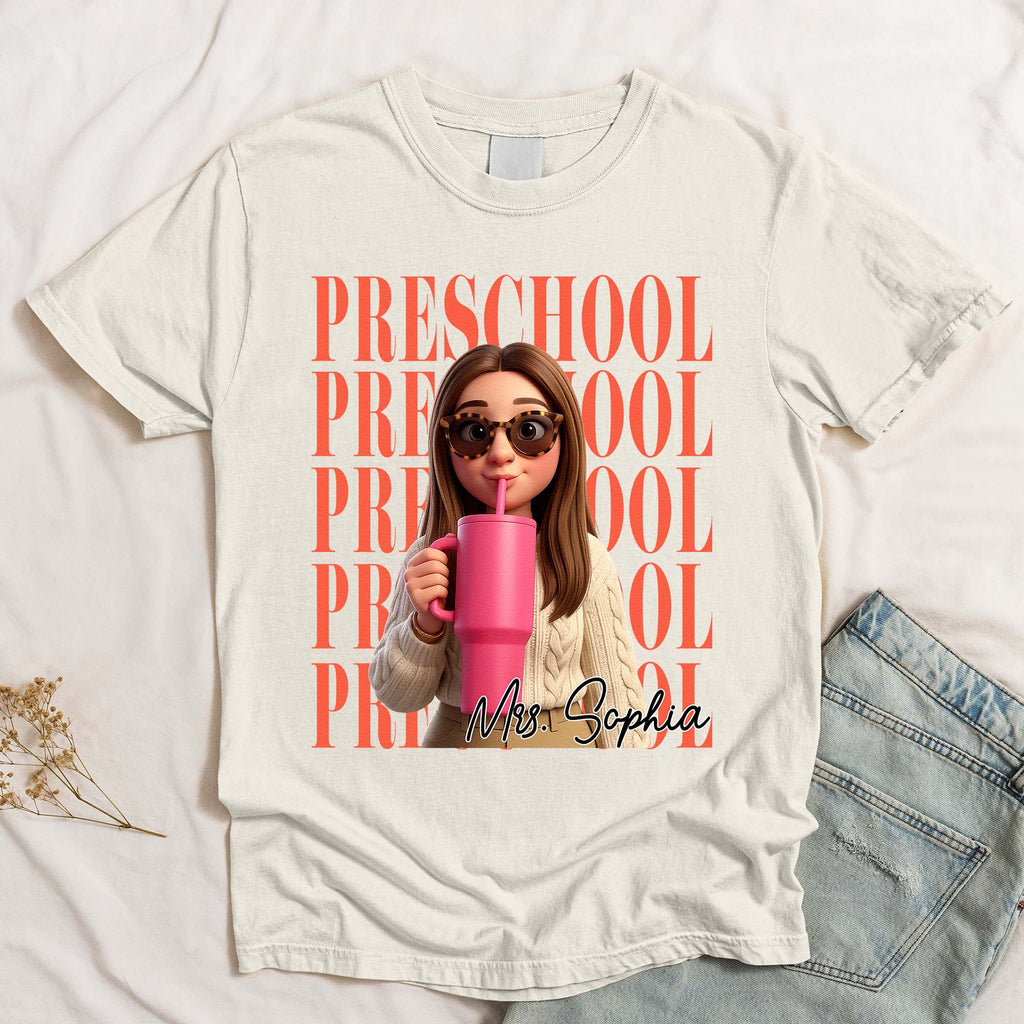 Teacher Custom Cartoon Style - Personalized Shirt