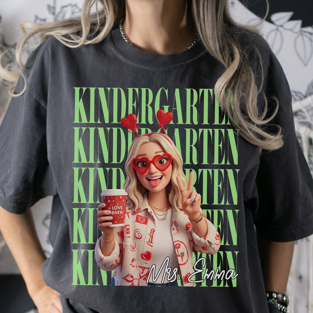 Teacher Custom Cartoon Style - Personalized Shirt