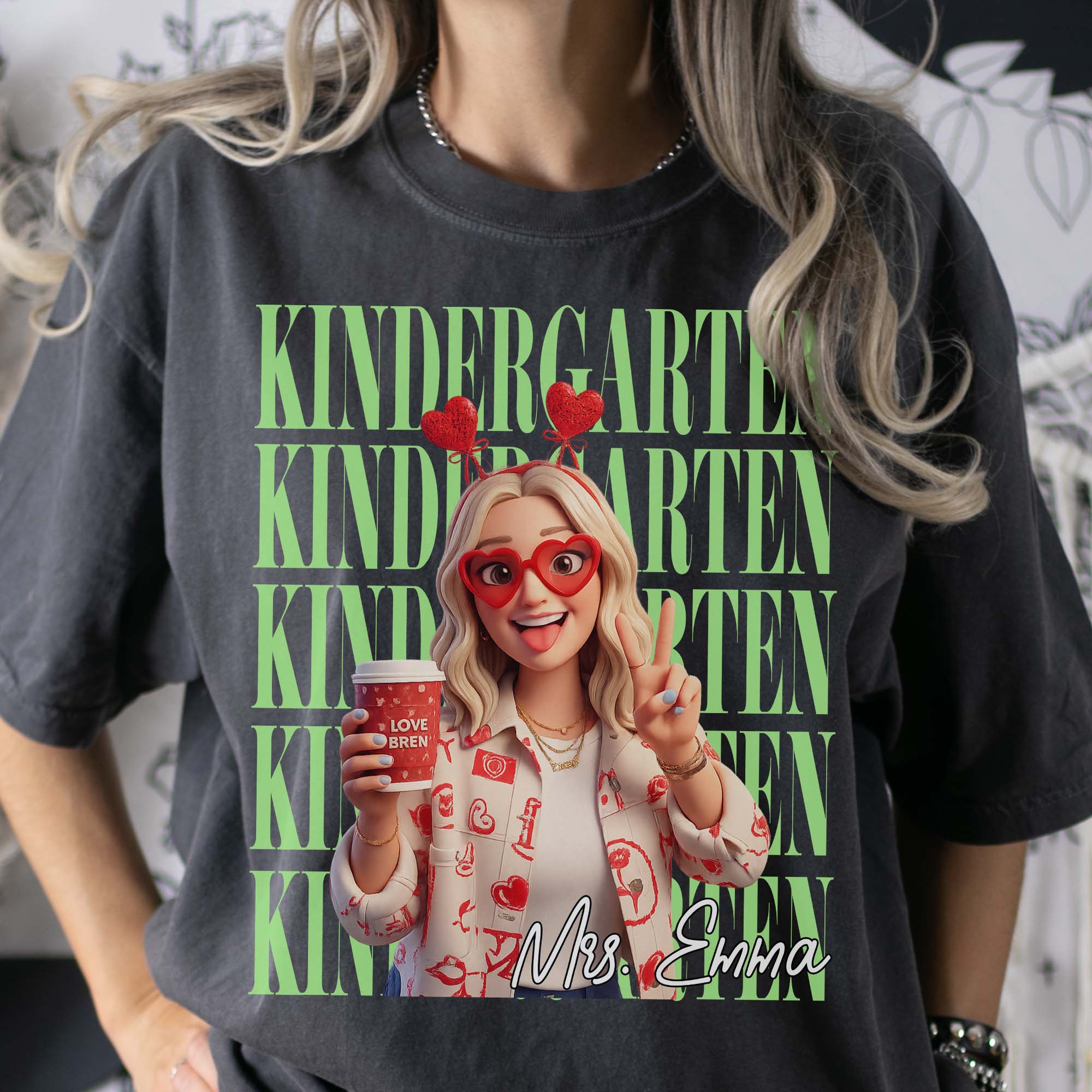 Teacher Custom Cartoon Style - Personalized Shirt
