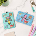 Teacher Initial Name Custom - Personalized Badge Holder
