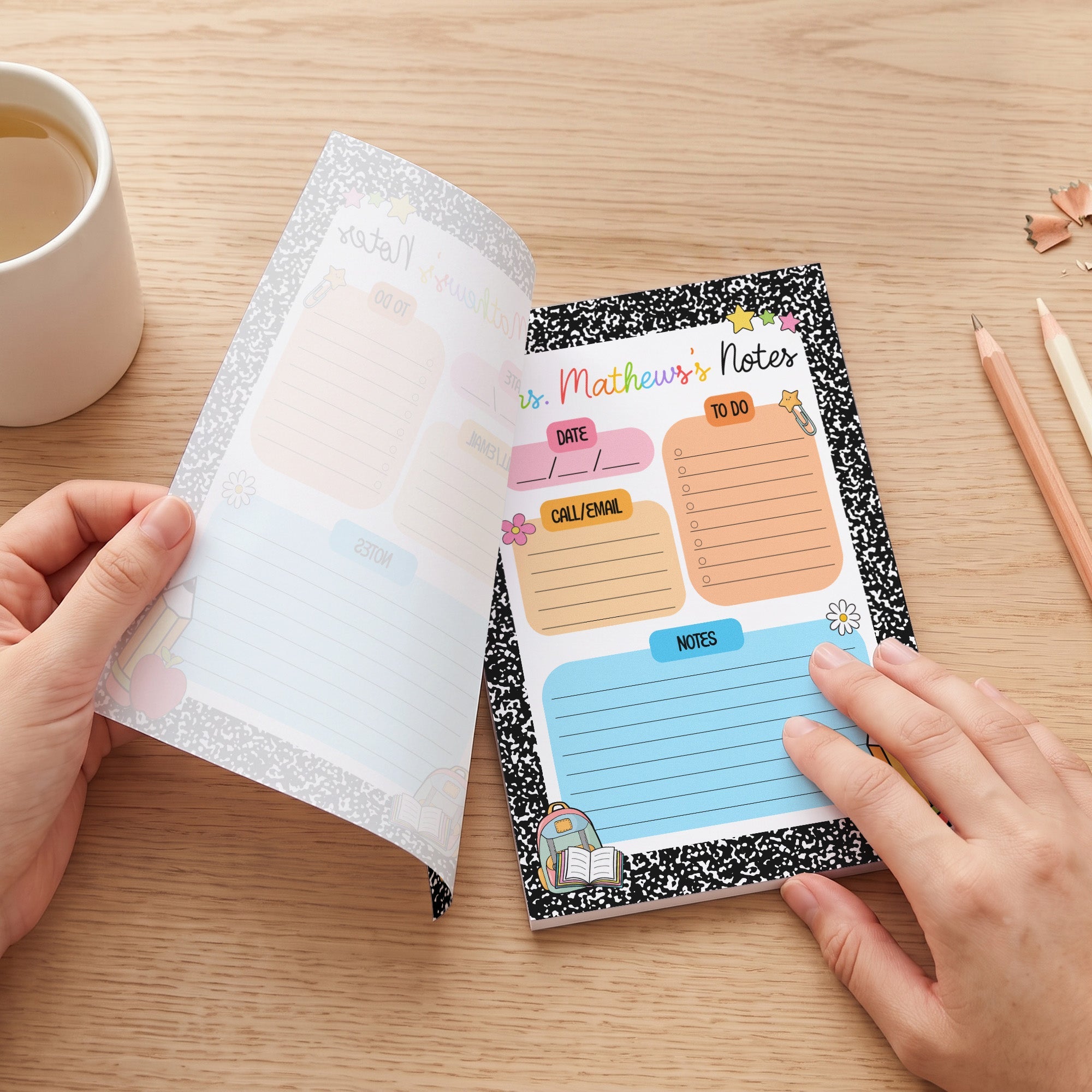 Teacher To Do Note - Personalized Notepad